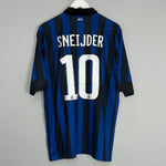 Shop 2011/12 INTER MILAN SNEIJDER #10 HOME SHIRT (L) NIKE, classic football shirts, vintage football shirts & retro soccer jerseys at Cult Kits