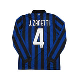 Buy 2011/12 Inter Milan Zanetti 4 L/S Home Shirt (M) Nike ~ Free worldwide shipping ~ Authentic Vintage Football Shirts from Cult Kits