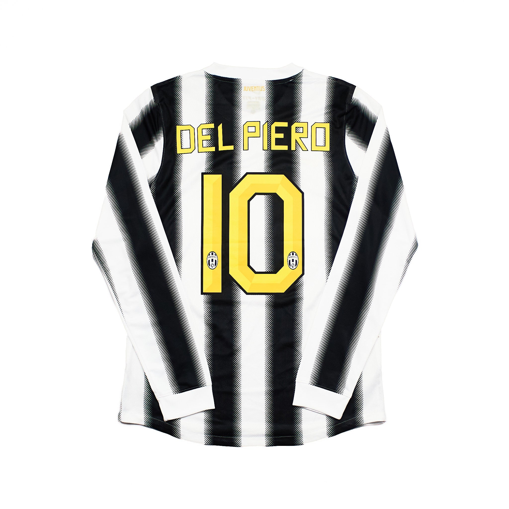 Buy 2011/12 Juventus Del Piero 10 L/S *Player Issue* Home Shirt (L) Nike ~ Free worldwide shipping ~ Authentic Vintage Football Shirts from Cult Kits