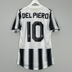 Shop 2011/12 JUVENTUS DEL PIERO #10 *PLAYER ISSUE* HOME SHIRT (M) NIKE, classic football shirts, vintage football shirts & retro soccer jerseys at Cult Kits