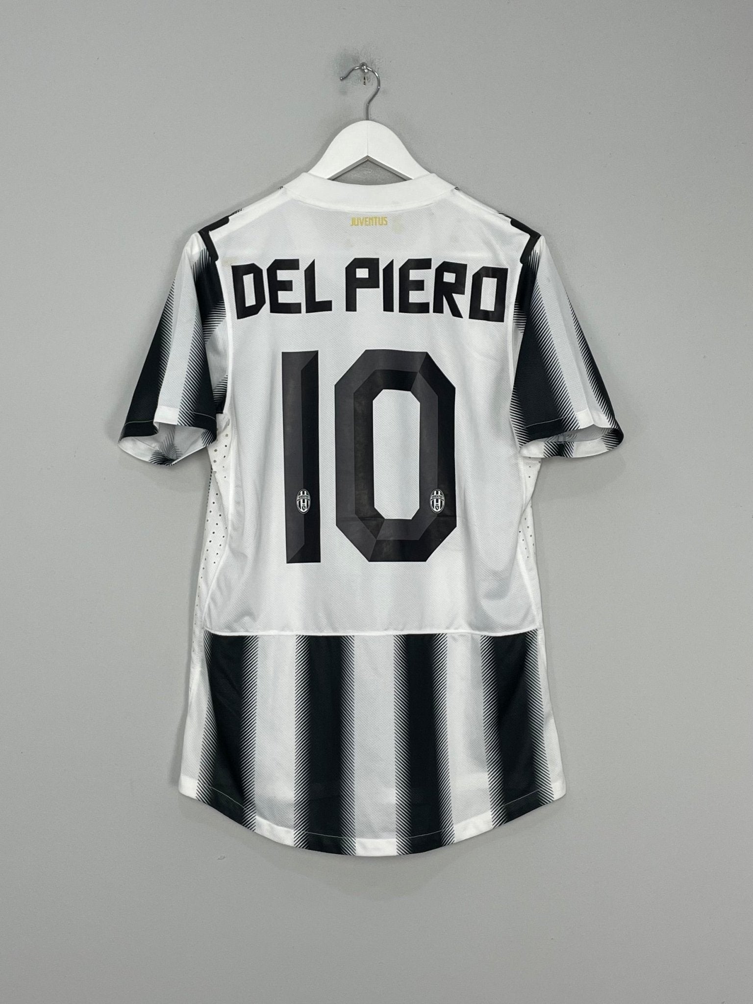 Shop 2011/12 JUVENTUS DEL PIERO #10 *PLAYER ISSUE* HOME SHIRT (M) NIKE, classic football shirts, vintage football shirts & retro soccer jerseys at Cult Kits