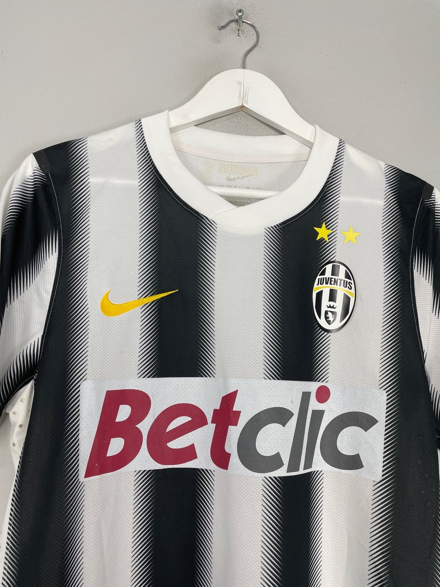 Shop 2011/12 JUVENTUS DEL PIERO #10 *PLAYER ISSUE* HOME SHIRT (M) NIKE, classic football shirts, vintage football shirts & retro soccer jerseys at Cult Kits