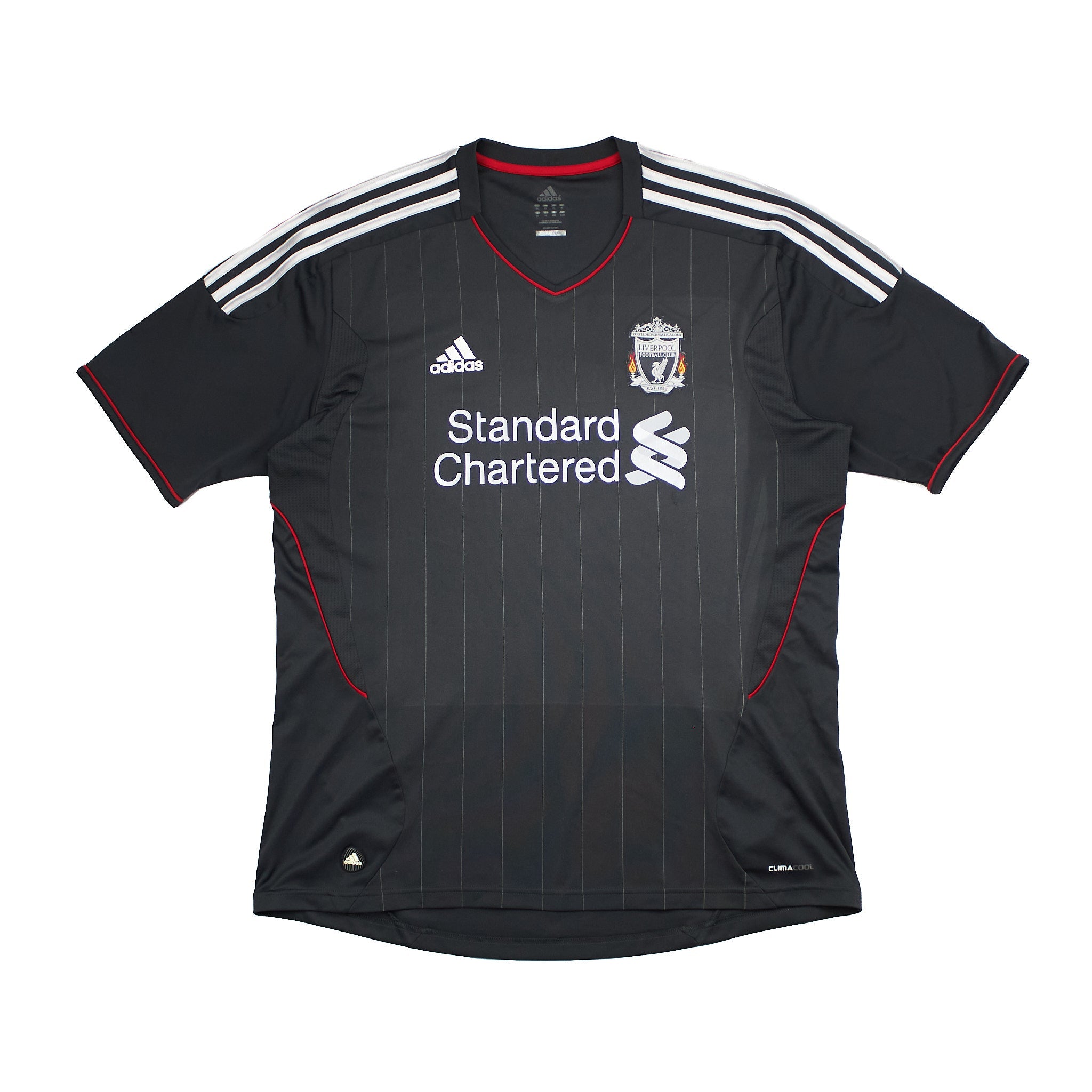 Buy 2011/12 Liverpool Gerrard 8 Away Shirt (XL) Adidas ~ Free worldwide shipping ~ Authentic Vintage Football Shirts from Cult Kits