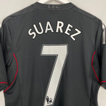 Shop 2011/12 LIVERPOOL SUAREZ #7 AWAY SHIRT (M) ADIDAS, classic football shirts, vintage football shirts & retro soccer jerseys at Cult Kits