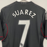 Shop 2011/12 LIVERPOOL SUAREZ #7 AWAY SHIRT (M) ADIDAS, classic football shirts, vintage football shirts & retro soccer jerseys at Cult Kits