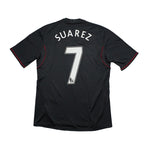 Buy 2011/12 Liverpool Suarez 7 Away Shirt (M) Adidas ~ Free worldwide shipping ~ Authentic Vintage Football Shirts from Cult Kits