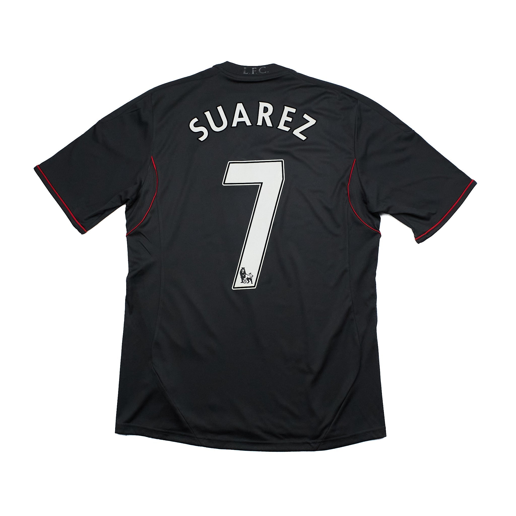 Buy 2011/12 Liverpool Suarez 7 Away Shirt (M) Adidas ~ Free worldwide shipping ~ Authentic Vintage Football Shirts from Cult Kits
