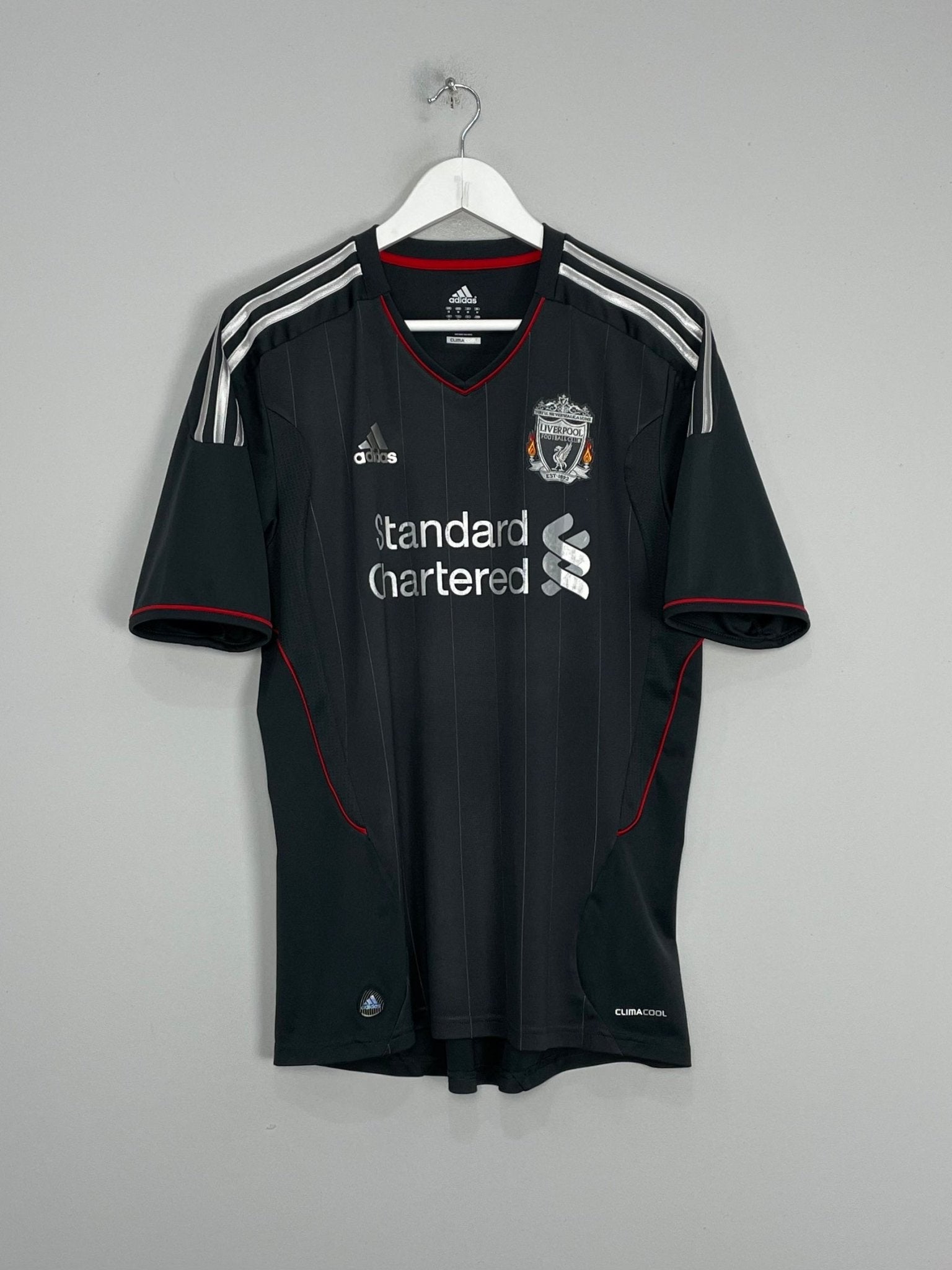 Shop 2011/12 LIVERPOOL SUAREZ #7 AWAY SHIRT (M) ADIDAS, classic football shirts, vintage football shirts & retro soccer jerseys at Cult Kits