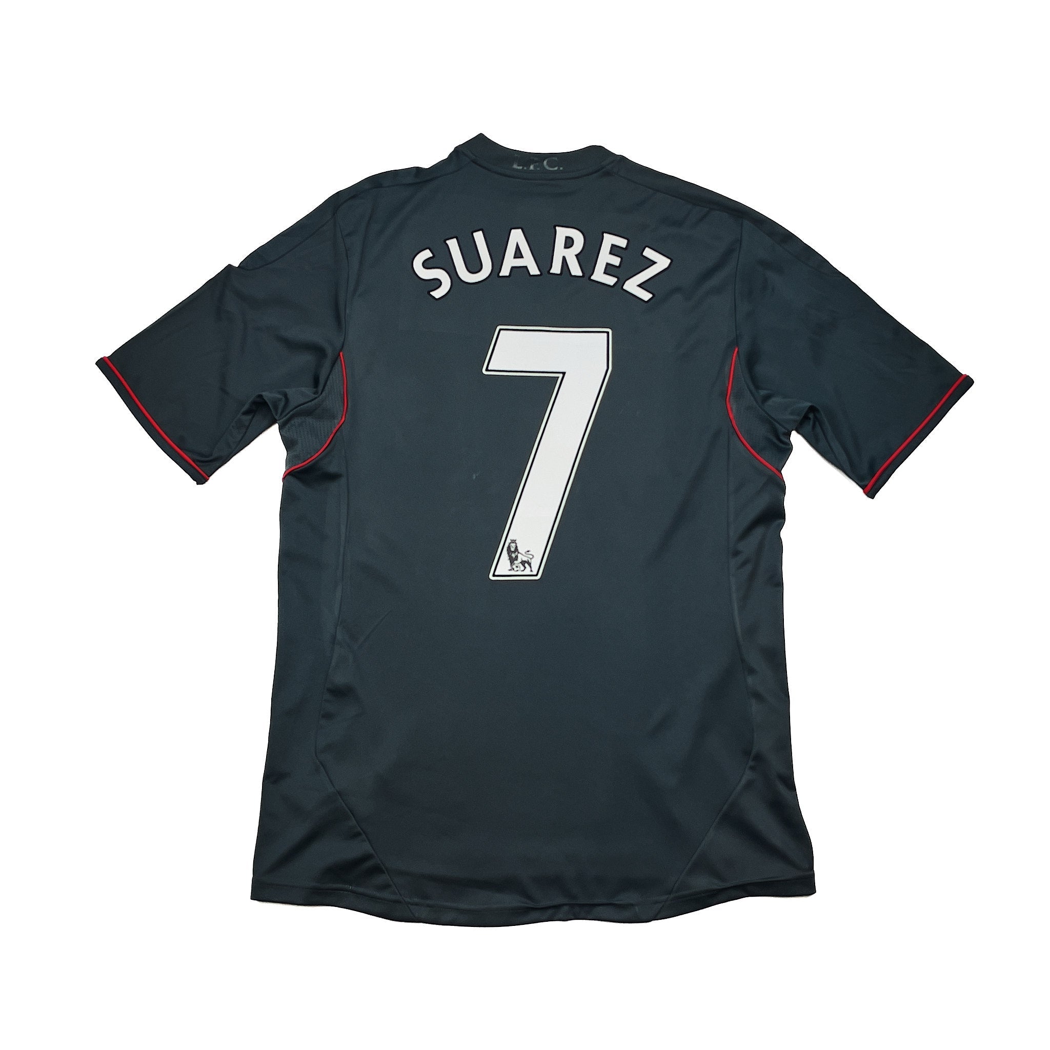 Buy 2011/12 Liverpool Suarez 7 Away Shirt (M) Adidas ~ Free worldwide shipping ~ Authentic Vintage Football Shirts from Cult Kits