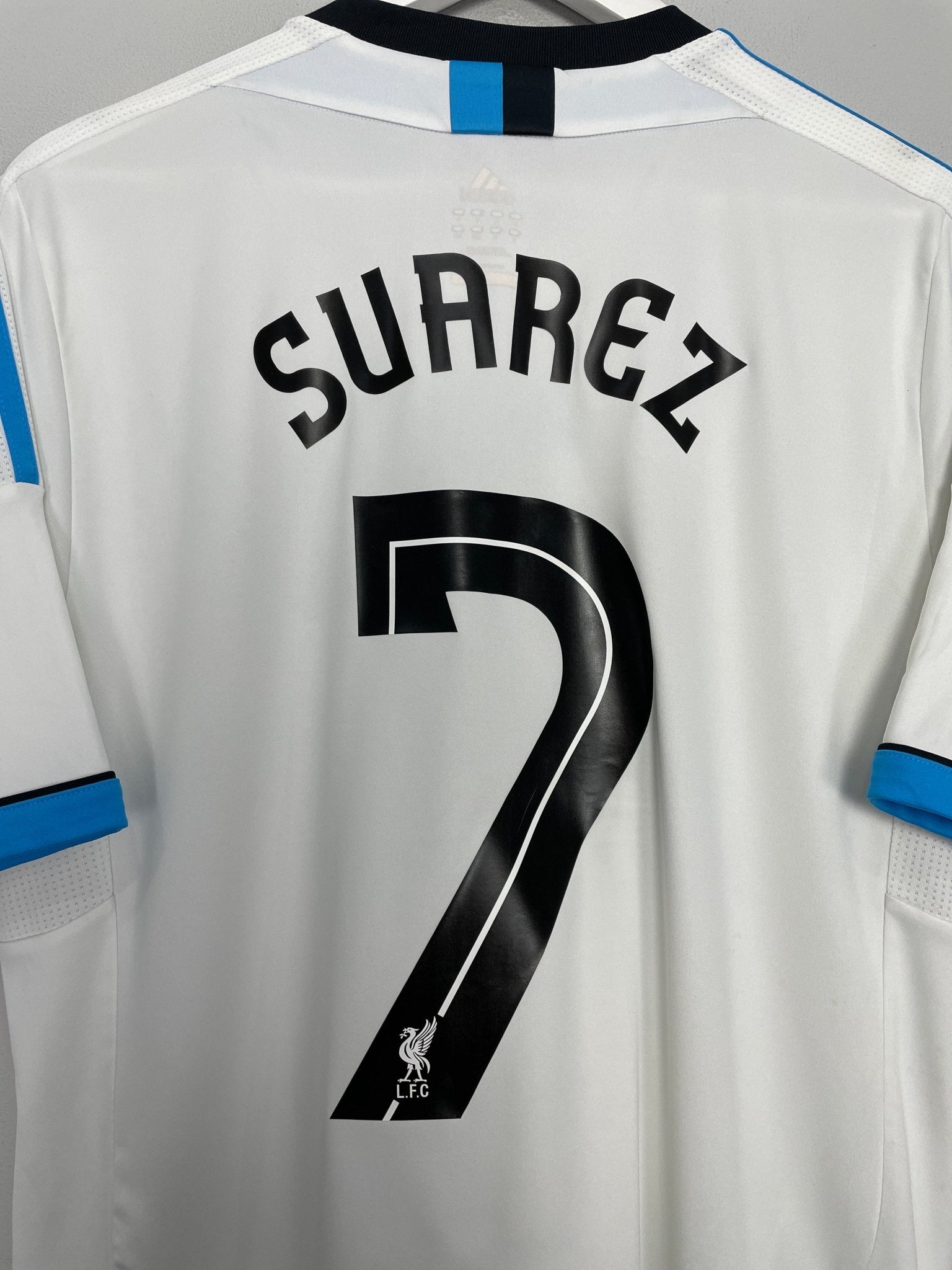 Shop 2011/12 LIVERPOOL SUAREZ #7 THIRD SHIRT (L) ADIDAS, classic football shirts, vintage football shirts & retro soccer jerseys at Cult Kits