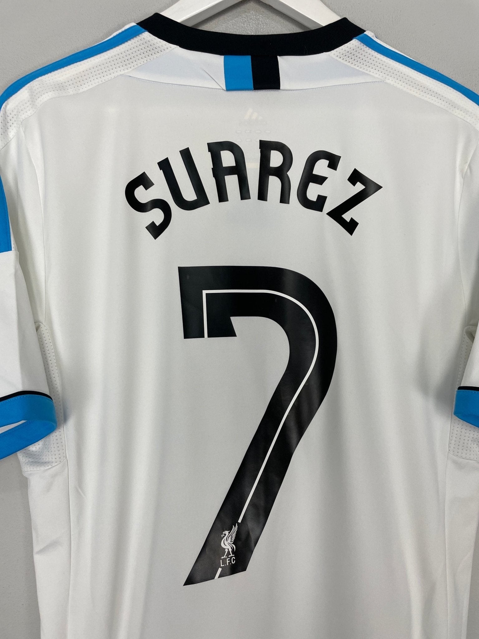 Shop 2011/12 LIVERPOOL SUAREZ #7 THIRD SHIRT (M) ADIDAS, classic football shirts, vintage football shirts & retro soccer jerseys at Cult Kits