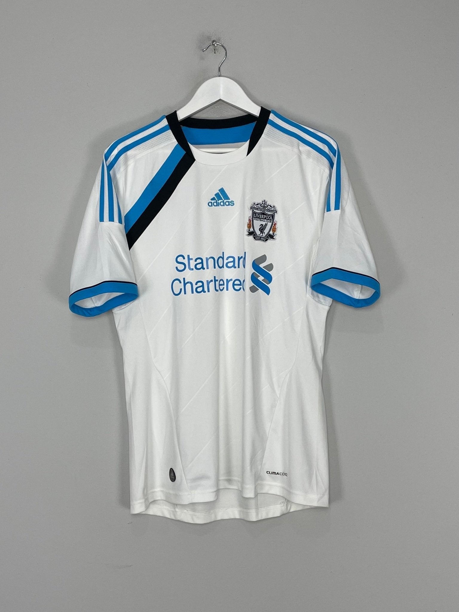 Shop 2011/12 LIVERPOOL SUAREZ #7 THIRD SHIRT (M) ADIDAS, classic football shirts, vintage football shirts & retro soccer jerseys at Cult Kits
