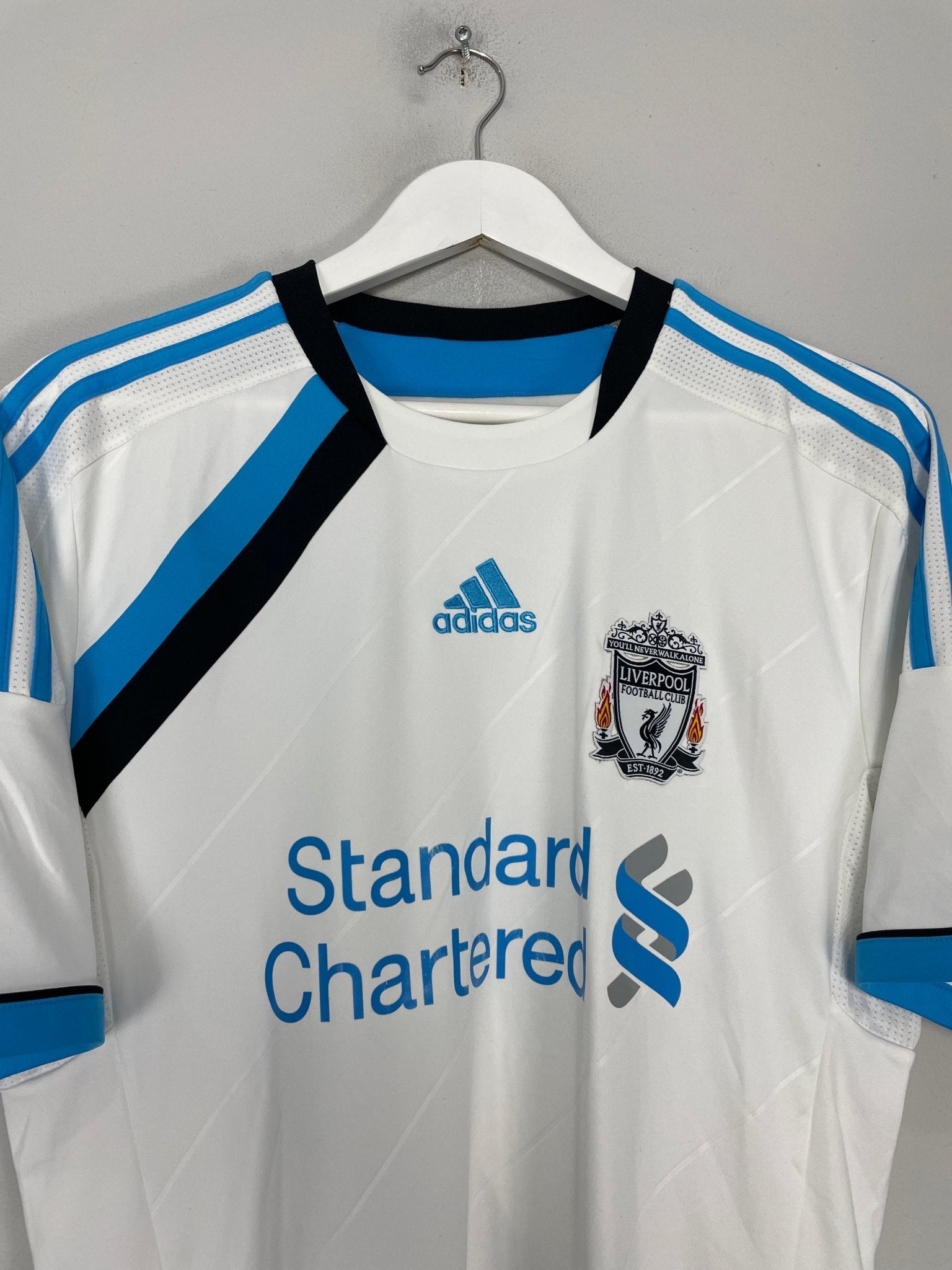 Shop 2011/12 LIVERPOOL SUAREZ #7 THIRD SHIRT (M) ADIDAS, classic football shirts, vintage football shirts & retro soccer jerseys at Cult Kits
