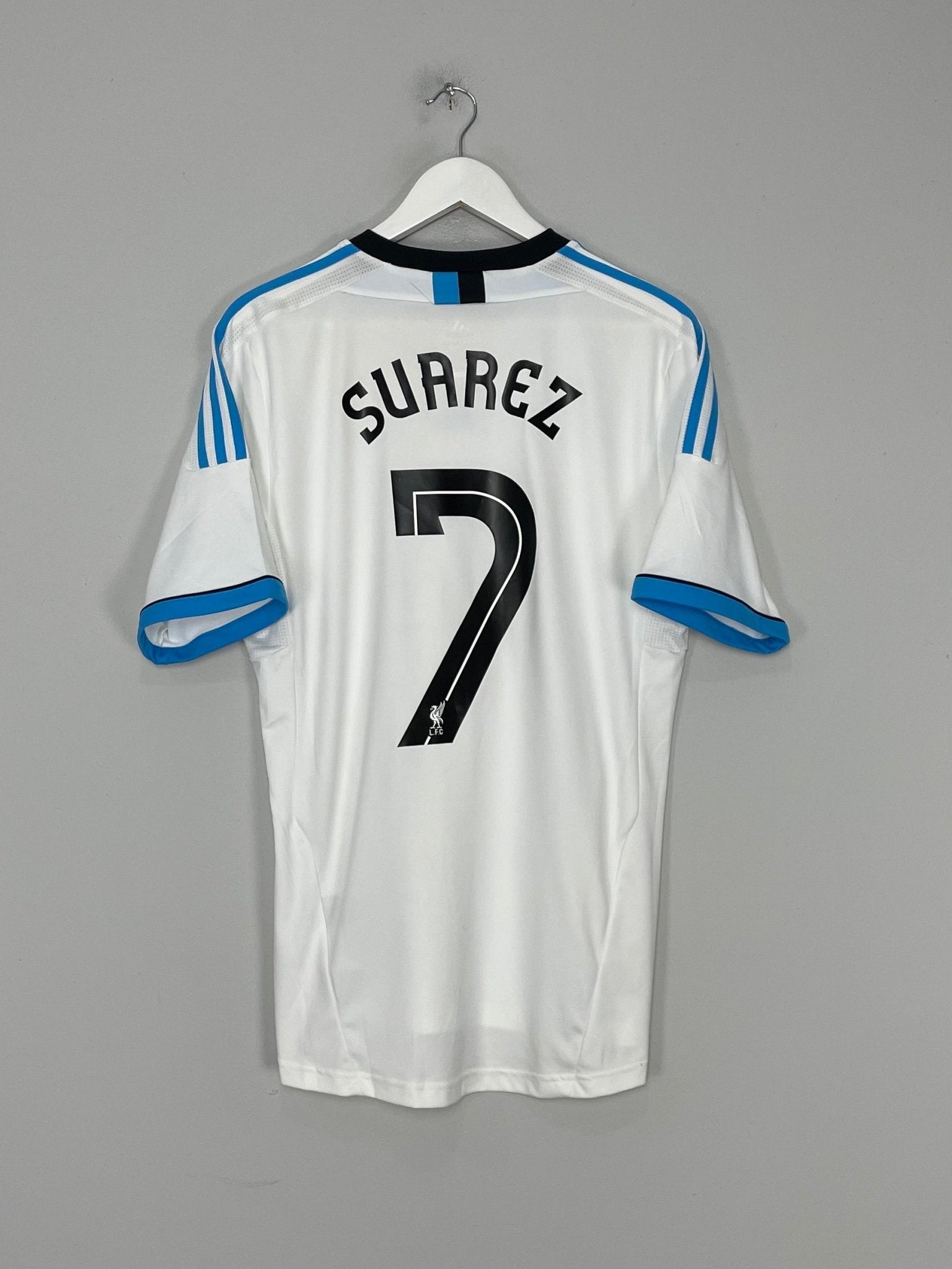 Shop 2011/12 LIVERPOOL SUAREZ #7 THIRD SHIRT (M) ADIDAS, classic football shirts, vintage football shirts & retro soccer jerseys at Cult Kits