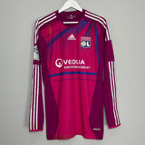 Shop 2011/12 LYON LISANDRO #9 *MATCH ISSUE* L/S THIRD SHIRT (L) ADIDAS, classic football shirts, vintage football shirts & retro soccer jerseys at Cult Kits