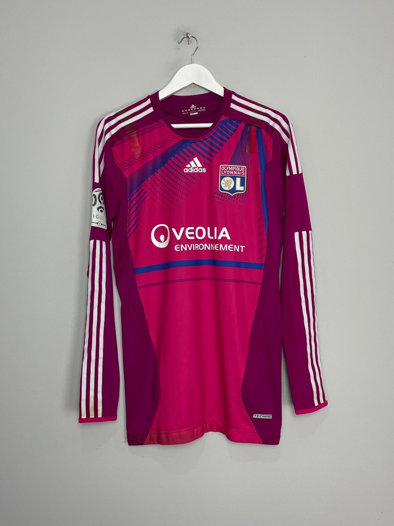 Shop 2011/12 LYON LISANDRO #9 *MATCH ISSUE* L/S THIRD SHIRT (L) ADIDAS, classic football shirts, vintage football shirts & retro soccer jerseys at Cult Kits