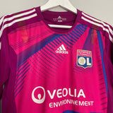 Shop 2011/12 LYON LISANDRO #9 *MATCH ISSUE* L/S THIRD SHIRT (L) ADIDAS, classic football shirts, vintage football shirts & retro soccer jerseys at Cult Kits