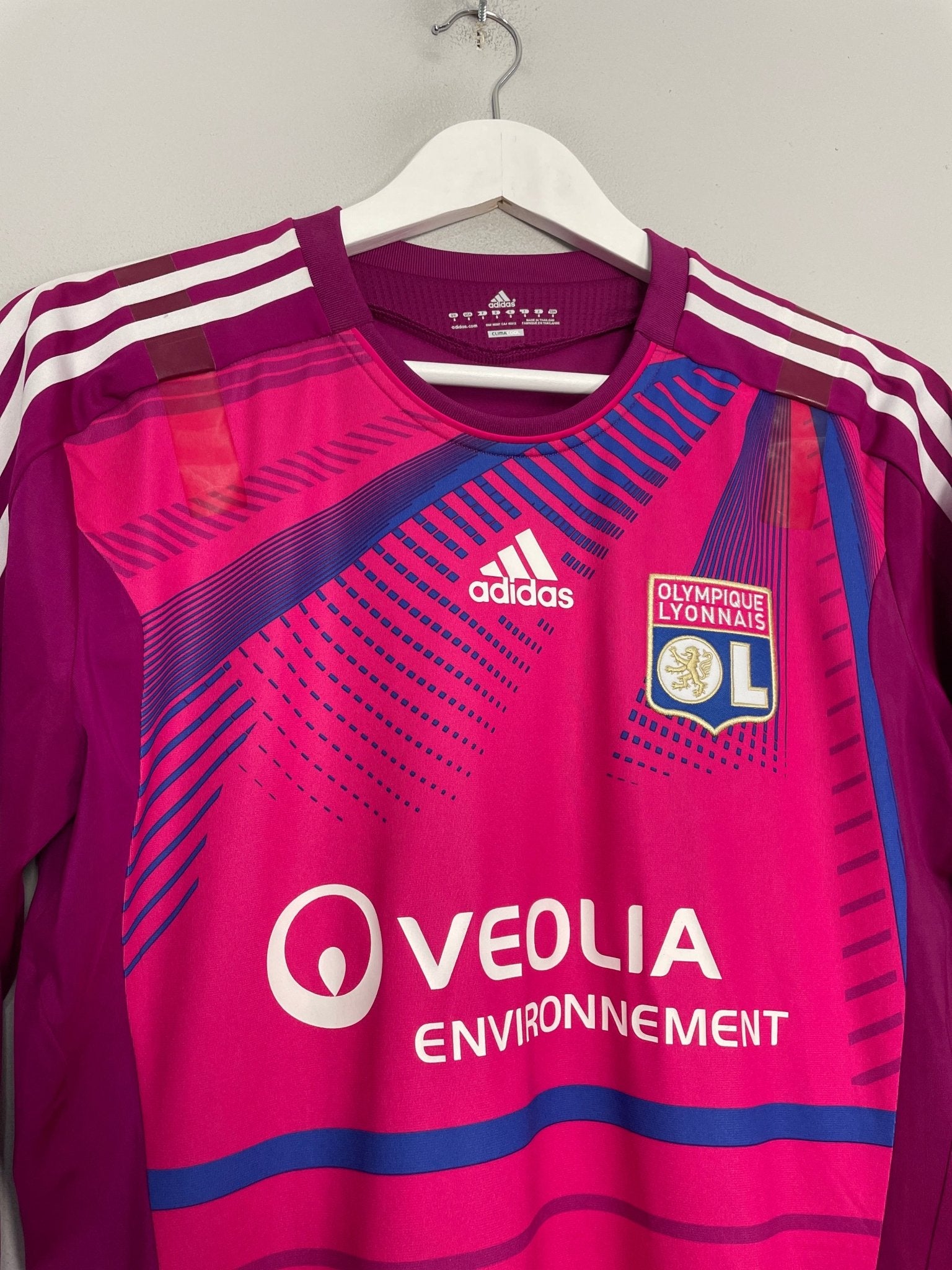 Shop 2011/12 LYON LISANDRO #9 *MATCH ISSUE* L/S THIRD SHIRT (L) ADIDAS, classic football shirts, vintage football shirts & retro soccer jerseys at Cult Kits