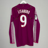 Shop 2011/12 LYON LISANDRO #9 *MATCH ISSUE* L/S THIRD SHIRT (L) ADIDAS, classic football shirts, vintage football shirts & retro soccer jerseys at Cult Kits