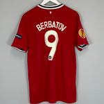Shop 2011/12 MANCHESTER UNITED BERBATOV #9 E/L HOME SHIRT (M) NIKE, classic football shirts, vintage football shirts & retro soccer jerseys at Cult Kits