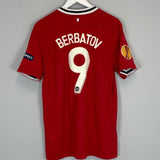 Shop 2011/12 MANCHESTER UNITED BERBATOV #9 E/L HOME SHIRT (M) NIKE, classic football shirts, vintage football shirts & retro soccer jerseys at Cult Kits
