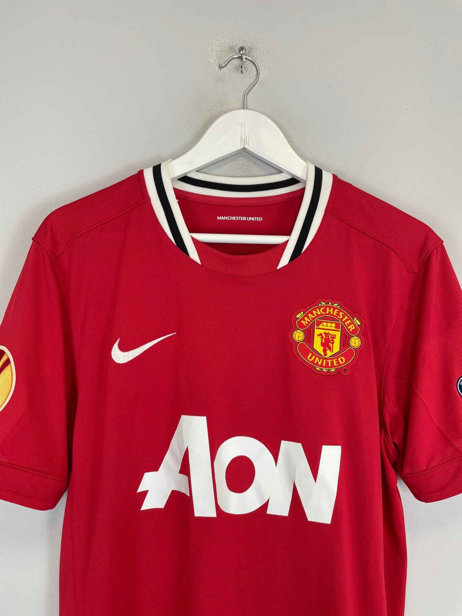 Shop 2011/12 MANCHESTER UNITED BERBATOV #9 E/L HOME SHIRT (M) NIKE, classic football shirts, vintage football shirts & retro soccer jerseys at Cult Kits