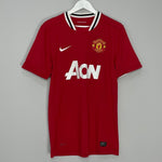 Shop 2011/12 MANCHESTER UNITED CARRICK #16 HOME SHIRT (M) NIKE, classic football shirts, vintage football shirts & retro soccer jerseys at Cult Kits