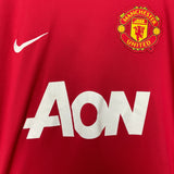 Shop 2011/12 MANCHESTER UNITED CARRICK #16 HOME SHIRT (M) NIKE, classic football shirts, vintage football shirts & retro soccer jerseys at Cult Kits