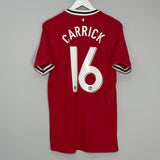 Shop 2011/12 MANCHESTER UNITED CARRICK #16 HOME SHIRT (M) NIKE, classic football shirts, vintage football shirts & retro soccer jerseys at Cult Kits