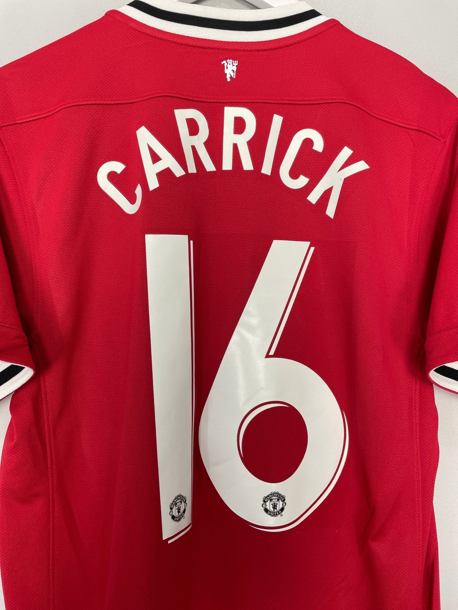 2011/12 MANCHESTER UNITED CARRICK #16 HOME SHIRT (M) NIKE – Cult Kits