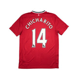 Buy 2011/12 Manchester United Chicharito 14 Home Shirt (L) Nike ~ Free worldwide shipping ~ Authentic Vintage Football Shirts from Cult Kits