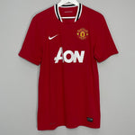 Shop 2011/12 MANCHESTER UNITED CHICHARITO #14 HOME SHIRT (L) NIKE, classic football shirts, vintage football shirts & retro soccer jerseys at Cult Kits