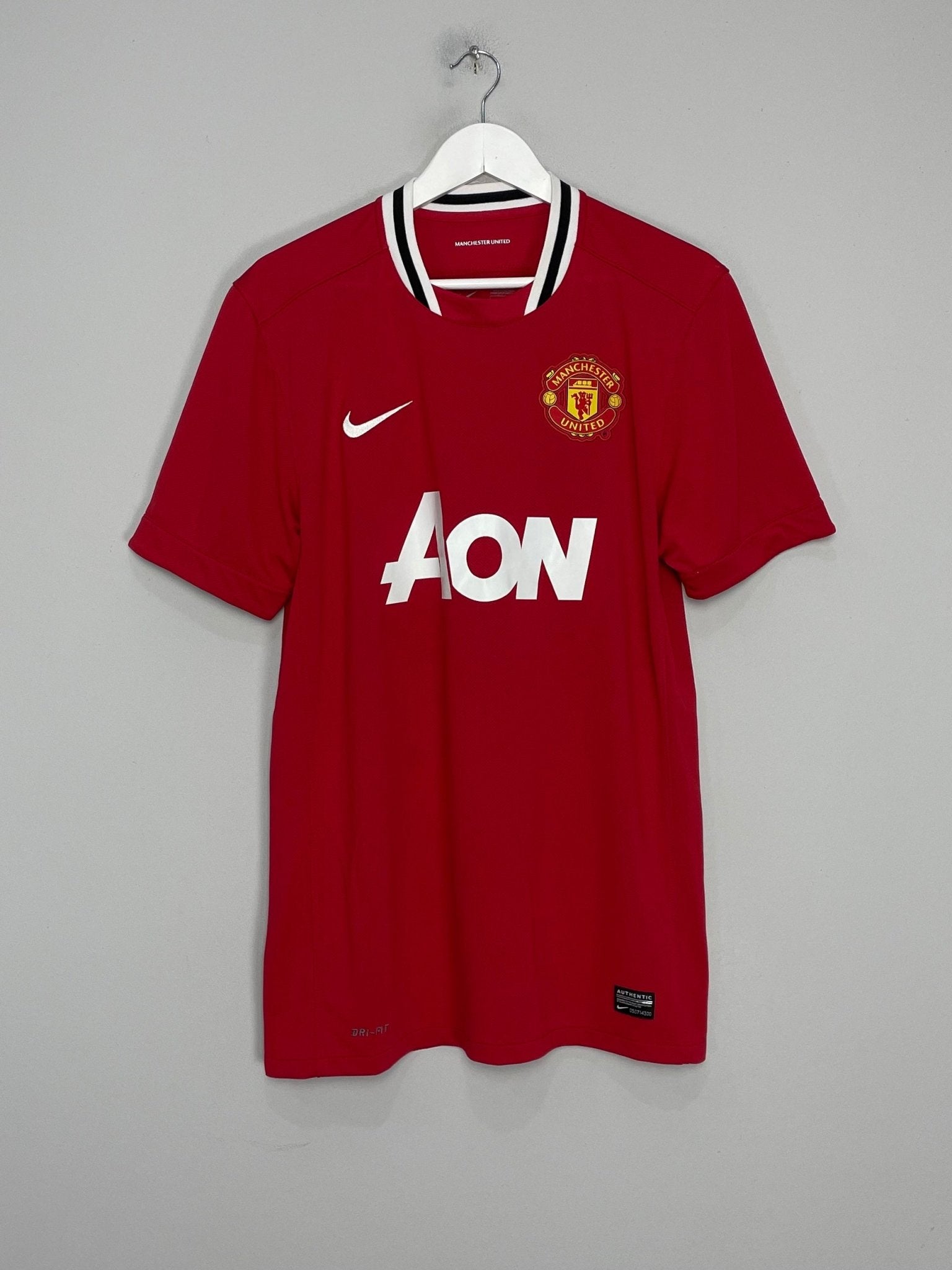 Shop 2011/12 MANCHESTER UNITED CHICHARITO #14 HOME SHIRT (L) NIKE, classic football shirts, vintage football shirts & retro soccer jerseys at Cult Kits
