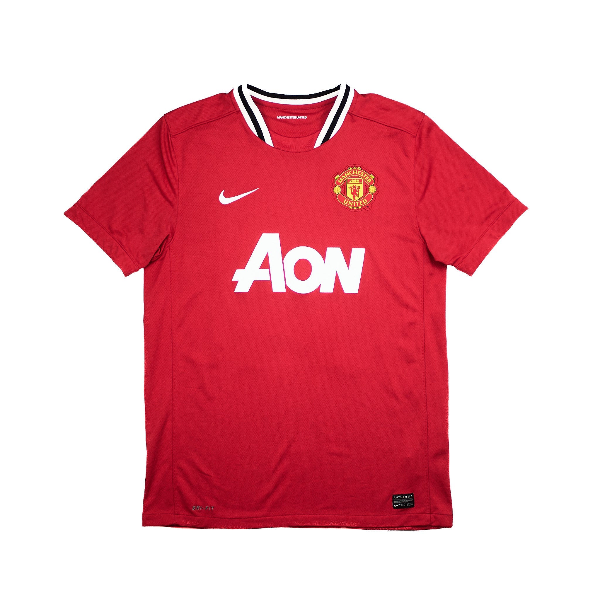 Buy 2011/12 Manchester United Chicharito 14 Home Shirt (L) Nike ~ Free worldwide shipping ~ Authentic Vintage Football Shirts from Cult Kits