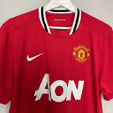 Shop 2011/12 MANCHESTER UNITED CHICHARITO #14 HOME SHIRT (L) NIKE, classic football shirts, vintage football shirts & retro soccer jerseys at Cult Kits