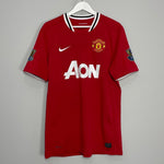Shop 2011/12 MANCHESTER UNITED FERDINAND #5 HOME SHIRT (L) NIKE, classic football shirts, vintage football shirts & retro soccer jerseys at Cult Kits
