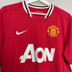 Shop 2011/12 MANCHESTER UNITED FERDINAND #5 HOME SHIRT (L) NIKE, classic football shirts, vintage football shirts & retro soccer jerseys at Cult Kits