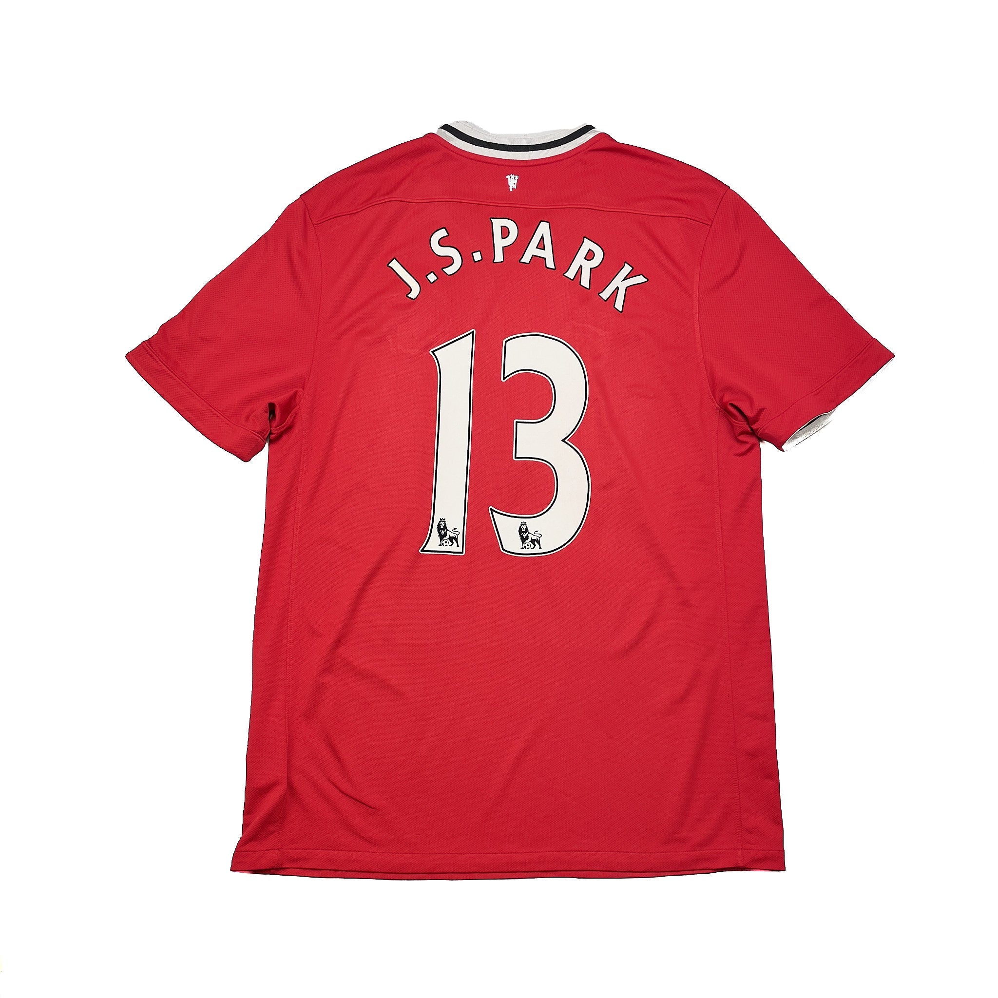 Buy 2011/12 Manchester United J S Park 13 Home Shirt (XL) Nike ~ Free worldwide shipping ~ Authentic Vintage Football Shirts from Cult Kits