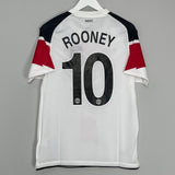 Shop 2011/12 MANCHESTER UNITED ROONEY #10 AWAY SHIRT (S) NIKE, classic football shirts, vintage football shirts & retro soccer jerseys at Cult Kits
