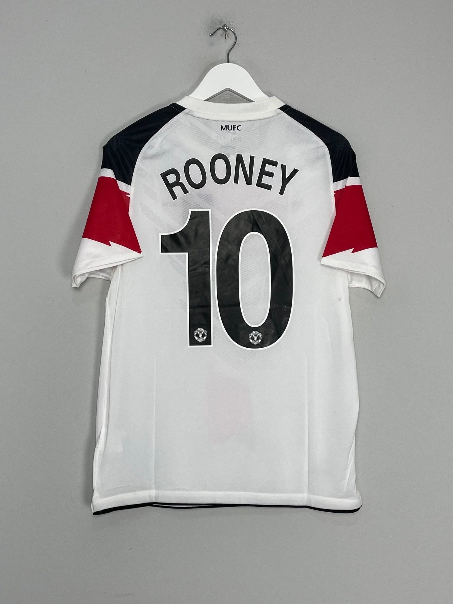 Shop 2011/12 MANCHESTER UNITED ROONEY #10 AWAY SHIRT (S) NIKE, classic football shirts, vintage football shirts & retro soccer jerseys at Cult Kits