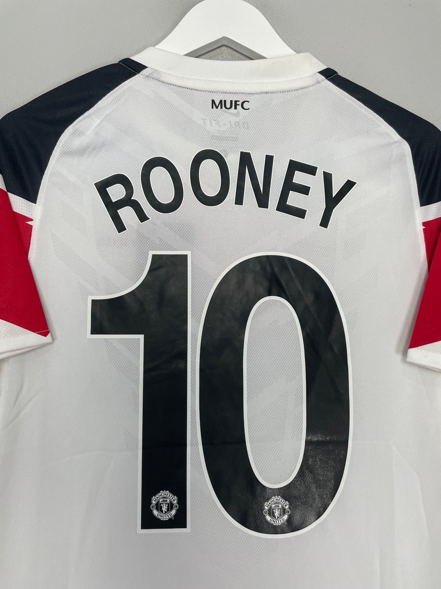 Shop 2011/12 MANCHESTER UNITED ROONEY #10 AWAY SHIRT (S) NIKE, classic football shirts, vintage football shirts & retro soccer jerseys at Cult Kits