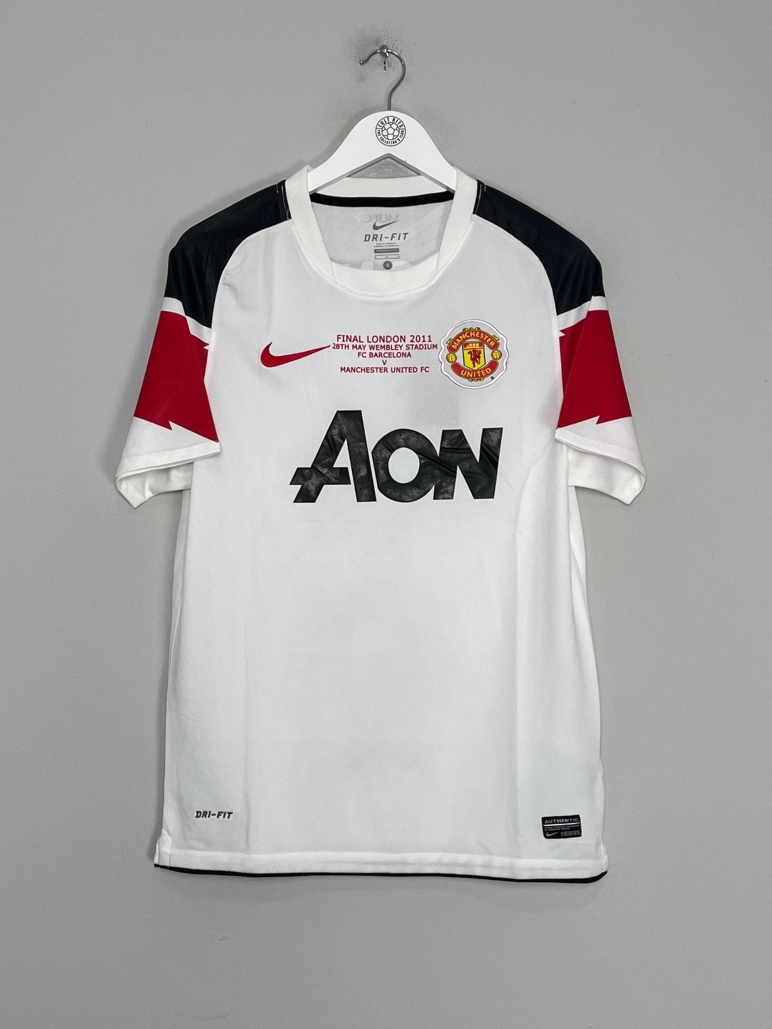 Shop 2011/12 MANCHESTER UNITED ROONEY #10 AWAY SHIRT (S) NIKE, classic football shirts, vintage football shirts & retro soccer jerseys at Cult Kits