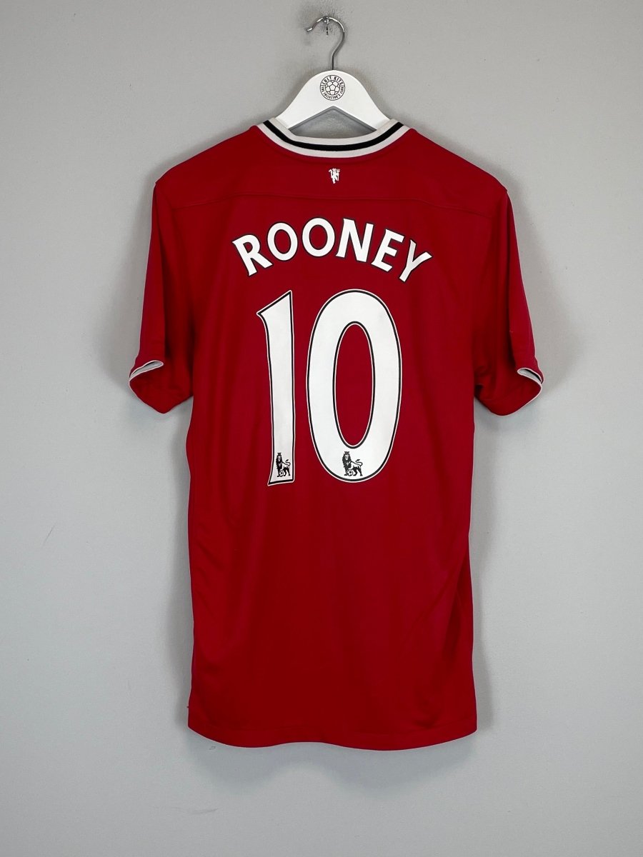 2011/12 MANCHESTER UNITED ROONEY 10 HOME SHIRT (L) NIKE - Cult Kits - Large - Buy Vintage Football Shirts, Authentic Retro Football Shirts For Sale, Classic Football Shirts & Soccer Jersey