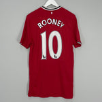 Shop 2011/12 MANCHESTER UNITED ROONEY #10 HOME SHIRT (L) NIKE, classic football shirts, vintage football shirts & retro soccer jerseys at Cult Kits