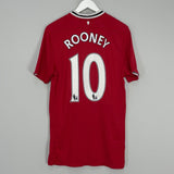 Shop 2011/12 MANCHESTER UNITED ROONEY #10 HOME SHIRT (L) NIKE, classic football shirts, vintage football shirts & retro soccer jerseys at Cult Kits