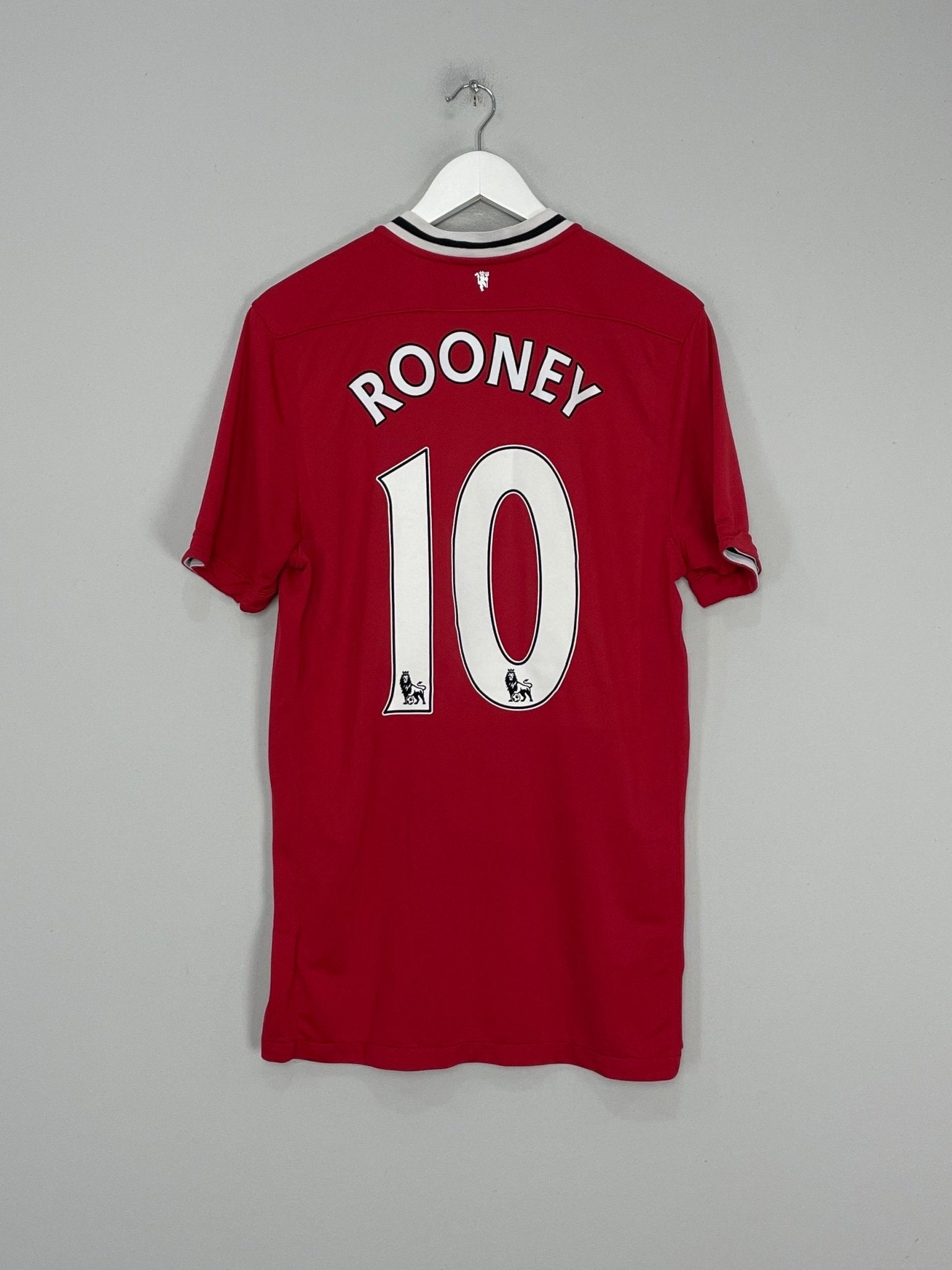 Shop 2011/12 MANCHESTER UNITED ROONEY #10 HOME SHIRT (L) NIKE, classic football shirts, vintage football shirts & retro soccer jerseys at Cult Kits