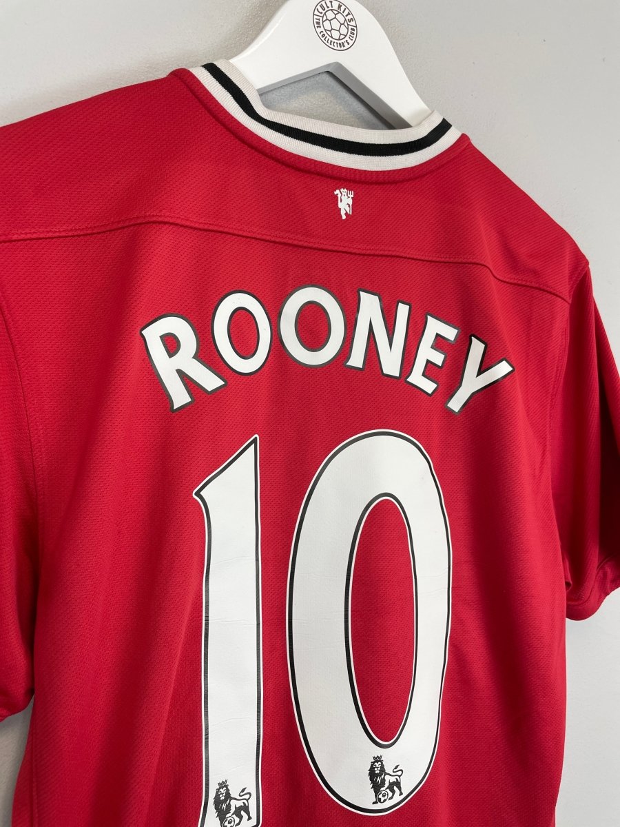 2011/12 MANCHESTER UNITED ROONEY 10 HOME SHIRT (L) NIKE - Cult Kits - Large - Buy Vintage Football Shirts, Authentic Retro Football Shirts For Sale, Classic Football Shirts & Soccer Jersey
