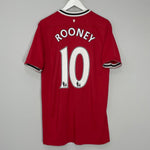 Shop 2011/12 MANCHESTER UNITED ROONEY #10 HOME SHIRT (L) NIKE, classic football shirts, vintage football shirts & retro soccer jerseys at Cult Kits