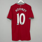 Shop 2011/12 MANCHESTER UNITED ROONEY #10 HOME SHIRT (L) NIKE, classic football shirts, vintage football shirts & retro soccer jerseys at Cult Kits
