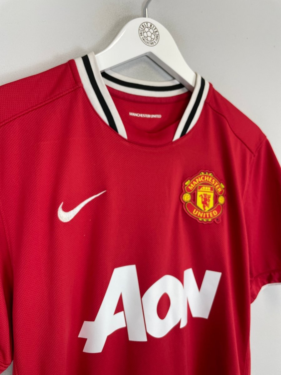 2011/12 MANCHESTER UNITED ROONEY 10 HOME SHIRT (L) NIKE - Cult Kits - Large - Buy Vintage Football Shirts, Authentic Retro Football Shirts For Sale, Classic Football Shirts & Soccer Jersey